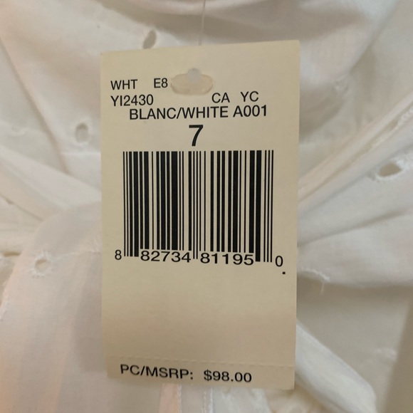 GUESS belted Sleeveless Eyelet Dress - Picture 8 of 11